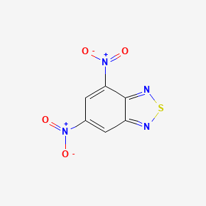 molecular formula C6H2N4O4S B3061993 4,6-Dinitro-2,1,3-benzothiadiazole CAS No. 16408-06-3