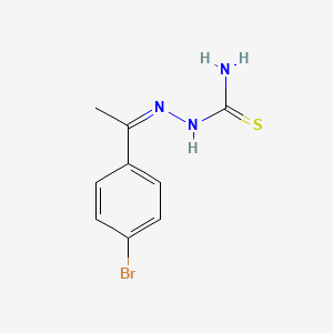 molecular formula C9H10BrN3S B3062007 4'-Bromoacetophenonethiosemicarbazone CAS No. 16546-06-8