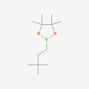 2-(3,3-Dimethylbutyl)-4,4,5,5-tetramethyl-1,3,2-dioxaborolane