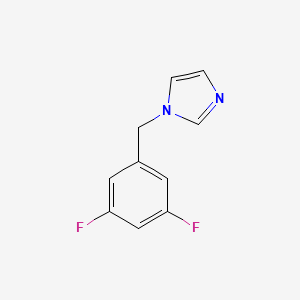 molecular formula C10H8F2N2 B3062043 1-(3,5-difluorobenzyl)-1H-imidazole CAS No. 170166-01-5