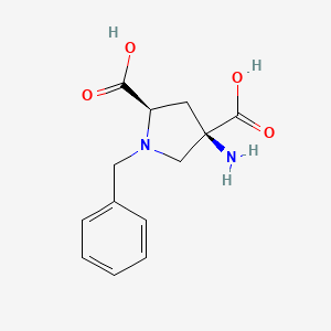 molecular formula C13H16N2O4 B3062051 1-Benzyl-APDC CAS No. 171336-76-8