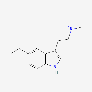 molecular formula C14H20N2 B3062060 [2-(5-Ethyl-1H-indol-3-yl)-ethyl]-dimethyl-amine CAS No. 171783-25-8