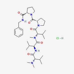 molecular formula C35H57ClN6O5 B3062082 盐酸西马多汀 CAS No. 172837-41-1