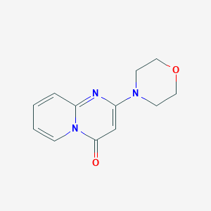 molecular formula C12H13N3O2 B3062093 2-Morpholin-4-yl-pyrido[1,2-a]pyrimidin-4-one CAS No. 17326-31-7