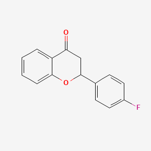 molecular formula C15H11FO2 B3062164 4'-(Fluoro)flavanone CAS No. 1840-02-4