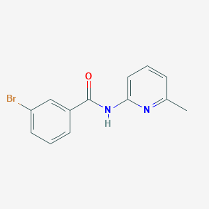 molecular formula C13H11BrN2O B3062185 3-bromo-N-(6-methylpyridin-2-yl)benzamide CAS No. 188747-28-6