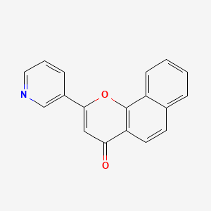 molecular formula C18H11NO2 B3062217 2-Pyridin-3-yl-benzo[h]chromen-4-one CAS No. 1939-53-3