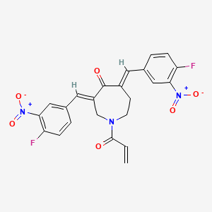 molecular formula C23H17F2N3O6 B3062224 Vlx1570 CAS No. 1956378-23-6