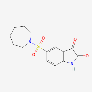 5-(azepan-1-ylsulfonyl)-1H-indole-2,3-dione