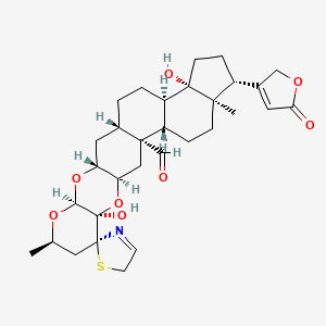 molecular formula C31H41NO8S B3062374 Uscharin CAS No. 24211-81-2