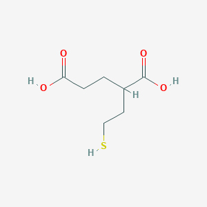 molecular formula C7H12O4S B3062417 2-(2-sulfanylethyl)pentanedioic Acid CAS No. 254737-18-3