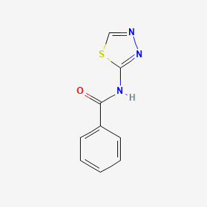 molecular formula C9H7N3OS B3062456 N-(1,3,4-Thiadiazol-2-yl)benzamide CAS No. 26861-95-0