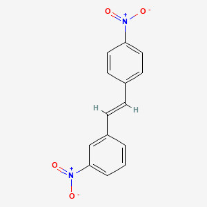 molecular formula C14H10N2O4 B3062487 (E)-3,4'-Dinitrostilbene CAS No. 27892-99-5