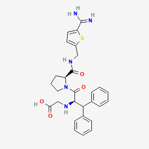 molecular formula C28H31N5O4S B3062492 Unii-FS64O4K98A CAS No. 280780-95-2