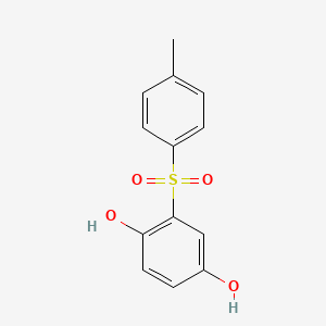 molecular formula C13H12O4S B3062560 2-Tosylbenzene-1,4-diol CAS No. 30958-16-8