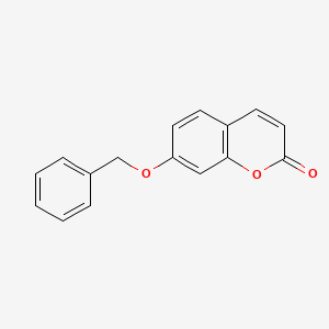 molecular formula C16H12O3 B3062568 7-(benzyloxy)-2H-chromen-2-one CAS No. 31005-04-6