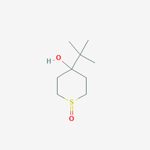 molecular formula C9H18O2S B3062605 4-Tert-butyl-1-oxothian-4-ol CAS No. 335259-33-1