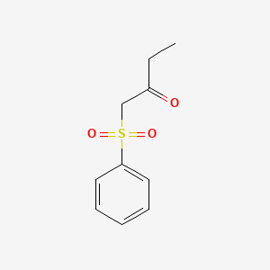 molecular formula C10H12O3S B3062608 1-(Phenylsulfonyl)-2-butanone CAS No. 33597-94-3