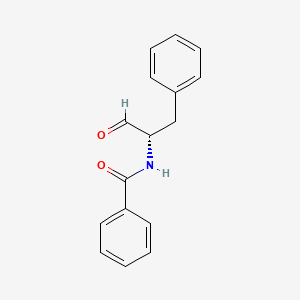 molecular formula C16H15NO2 B3062652 N-Benzoyl-L-phenylalaninal CAS No. 35593-57-8