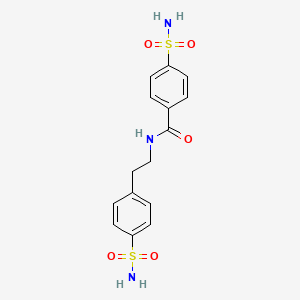Benzamide, 4-(aminosulfonyl)-N-[2-[4-(aminosulfonyl)phenyl]ethyl]-