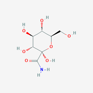 molecular formula C7H13NO7 B3062673 C-(1-Hydrogyl-beta-D-glucopyranosyl) formamide CAS No. 361440-32-6