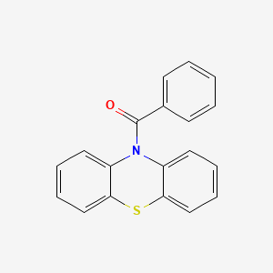molecular formula C19H13NOS B3062727 10h-Phenothiazin-10-yl(phenyl)methanone CAS No. 38076-73-2
