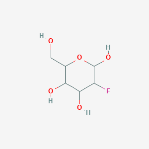 molecular formula C6H11FO5 B3062738 2-Deoxy-2-fluorohexopyranose CAS No. 38711-37-4