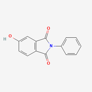 molecular formula C14H9NO3 B3062753 5-Hydroxy-2-phenylisoindoline-1,3-dione CAS No. 3975-50-6