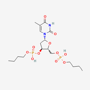 molecular formula C18H32N2O11P2 B3062765 Bisphosphocin nu-3 CAS No. 403717-06-6