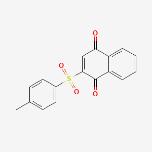 molecular formula C17H12O4S B3062778 2-[4-Toluenesulfonyl]-1,4-naphthoquinone CAS No. 40852-77-5