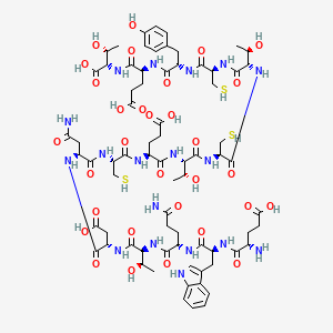 molecular formula C73H104N18O31S3 B3062791 31-45-beta-Inhibin (human) CAS No. 414903-37-0