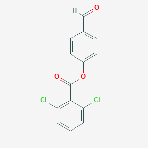 molecular formula C14H8Cl2O3 B306283 4-Formylphenyl 2,6-dichlorobenzoate 