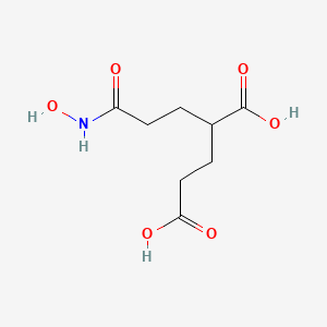 molecular formula C8H13NO6 B3062886 2-(2-Hydroxycarbamoyl-ethyl)-pentanedioic acid CAS No. 475653-52-2