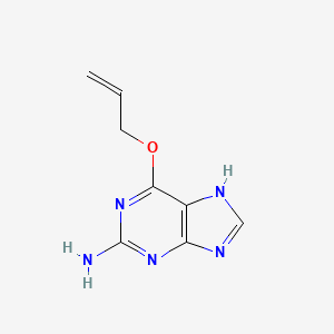 molecular formula C8H9N5O B3062926 O6-Allylguanine CAS No. 50663-54-2