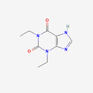molecular formula C9H12N4O2 B3062954 1,3-Diethylxanthine CAS No. 5169-95-9