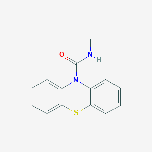 molecular formula C14H12N2OS B3062974 N-Methyl-10H-phenothiazine-10-carboxamide CAS No. 52985-78-1