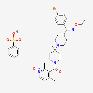 molecular formula C34H43BrN4O6S B3063056 Unii-54FF09J702 CAS No. 565428-86-6