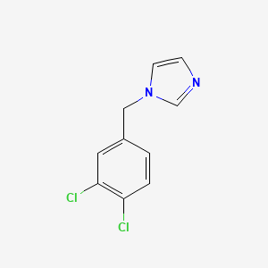 molecular formula C10H8Cl2N2 B3063064 1-(3,4-dichlorobenzyl)-1H-imidazole CAS No. 56643-72-2