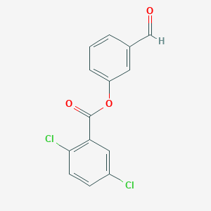 molecular formula C14H8Cl2O3 B306309 3-Formylphenyl 2,5-dichlorobenzoate 