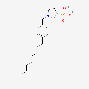 1-(4-Nonylbenzyl)pyrrolidin-3-ylphosphonic acid