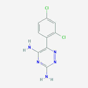 molecular formula C9H7Cl2N5 B030631 6-(2,4-二氯苯基)-1,2,4-三嗪-3,5-二胺 CAS No. 38943-76-9