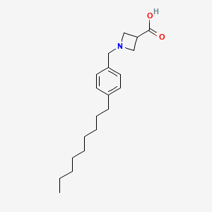 molecular formula C20H31NO2 B3063101 1-(4-Nonylbenzyl)azetidine-3-carboxylic acid CAS No. 570423-68-6