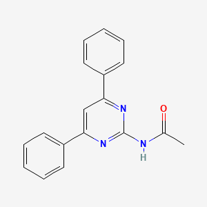 molecular formula C18H15N3O B3063130 N-(4,5-diphenylpyrimidin-2-yl)acetamide CAS No. 58413-41-5