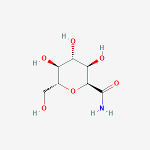 molecular formula C7H13NO6 B3063136 alpha-D-Glucopyranosyl-2-carboxylic acid amide CAS No. 58825-13-1