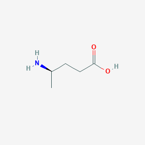 molecular formula C5H11NO2 B3063146 (R)-4-氨基戊酸 CAS No. 5937-83-7