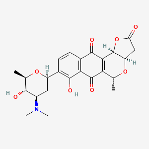 molecular formula C24H27NO7 B3063182 Medermycin CAS No. 60227-09-0