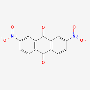 molecular formula C14H6N2O6 B3063185 2,7-Dinitroanthraquinone CAS No. 605-28-7