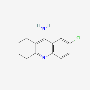 molecular formula C13H13ClN2 B3063203 7-氯-1,2,3,4-四氢吖啶-9-胺 CAS No. 6115-67-9