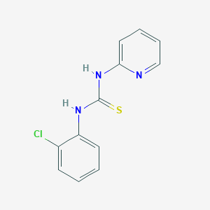molecular formula C12H10ClN3S B3063218 1-(2-Chlorophenyl)-3-pyridin-2-ylthiourea CAS No. 61966-21-0