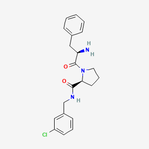 molecular formula C21H24ClN3O2 B3063247 D-Phenylalanyl-N-(3-Chlorobenzyl)-L-Prolinamide CAS No. 628262-82-8